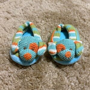 Knitted/Fleece 0-3 Months Dog Rattle Slippers